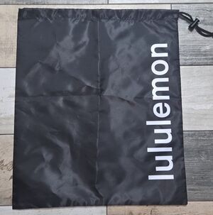 Lululemon Black Drawstring Pouch